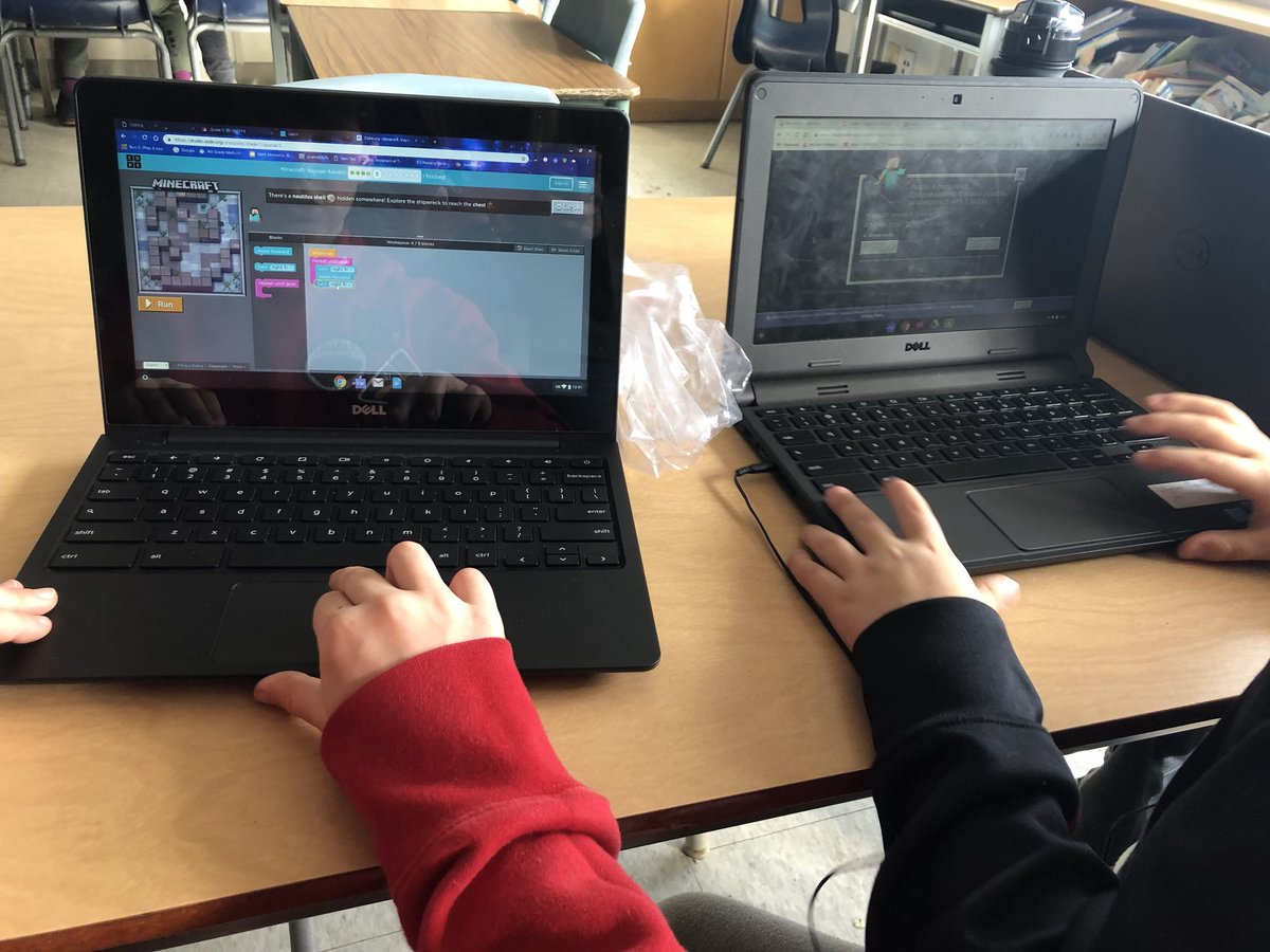 Ms__LAnderson's tweet image. Taking part in the @hourofcode in #class53. @JTTschool