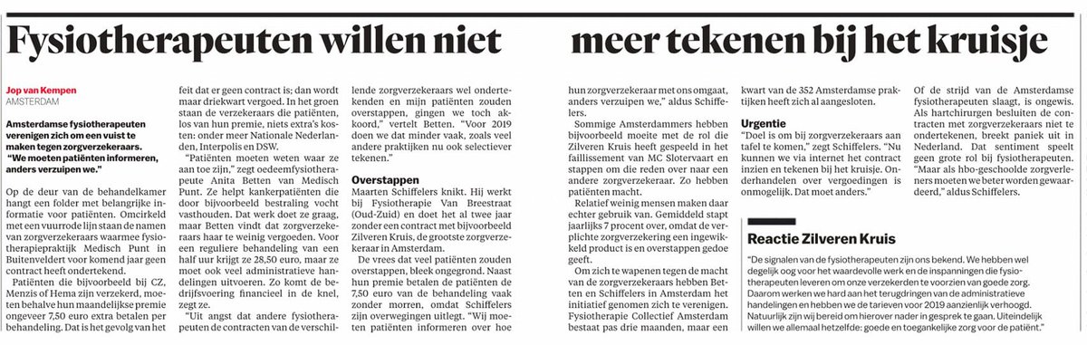 dmkeesenberg's tweet photo. Fysiotherapeuten willen geen wurgcontracten meer en juist de zorgverzekeraar met de meeste knijpkracht #Achmea reageert #zorg #zorgverzekeraar #politiek #vgz #menzis #cz #defriesland #ActieFysio #fysiotherapie https://t.co/abZ6YMXqEP