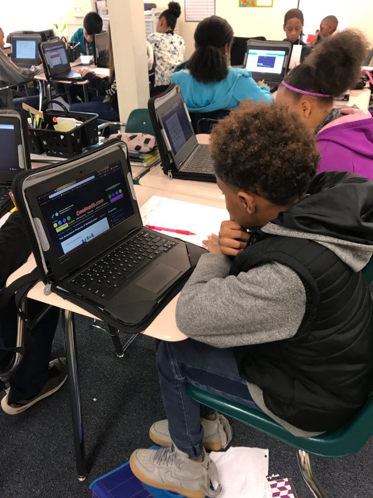 emccord03's tweet photo. Working on our Math HyperDoc today (HyperDoc is a term used to describe a Google Doc that contains an innovative lesson for students- a 21st Century worksheet, but much better.) #UseTechnologyToLearn #SPMS #EaglesSOAR #BrightFutures #EducationRocks #12TechSPM #12daysSPM #addedfun https://t.co/MgoA7wprgY