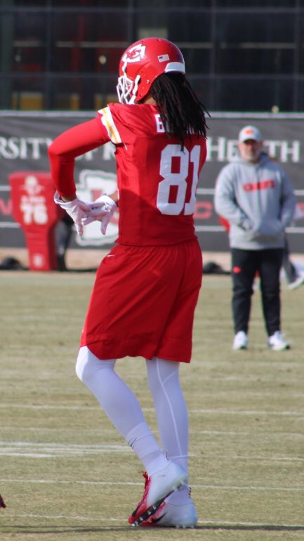 Adam Teicher on Twitter "Kelvin Benjamin is wearing 81 and is at his