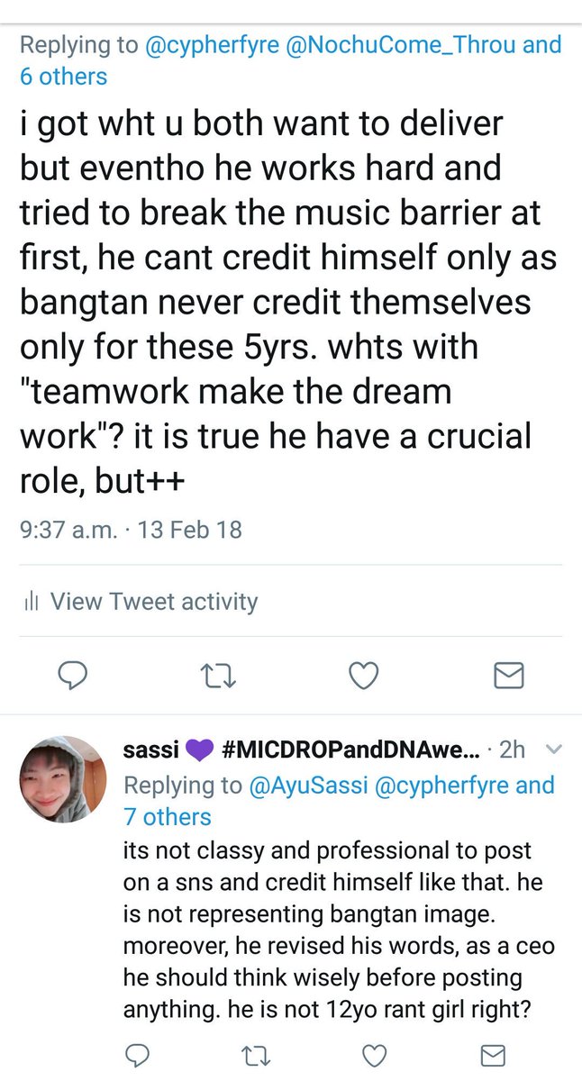 Oh yes, if yall need more proof that he want clout and clout only or of how unprofessional he is. MONTHS after being dropped by big hit he would still mention b*s in complete unrelated situations for clout and blocked people who politely called him out.