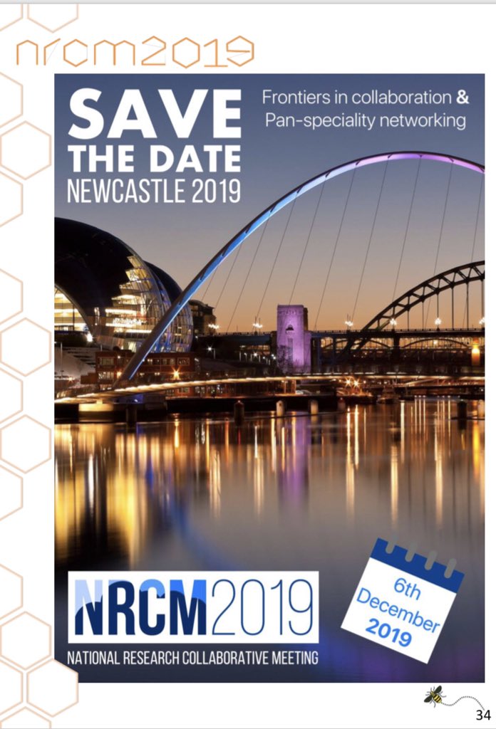 Thanks to everyone who contributed to and supported @NRCM2018. I hope our delegates feel inspired to continue to make a major contribution to UK healthcare research. 

Particular thanks to our steering committee, led by the superb @hsekhar1982! 

See you all next year @NRCM2019!