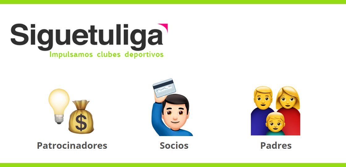 Siguetuliga ya no es solo una web de resultados. Ahora también ayudamos a los clubes deportivos ⚽️🥰

Para ello tenemos 3⃣ herramientas

➡️SOCIOS
➡️PADRES
➡️PATROCINADORES

⏬Infórmate sobre cada una de nuestras herramientas aquí⏬
bit.ly/2B2WbE7