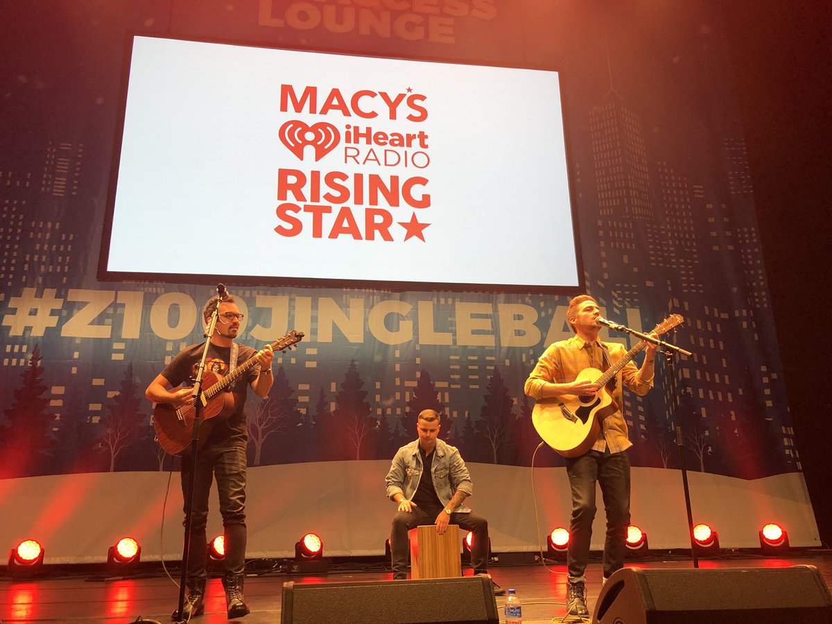 Come home to us @HeffronDrive 😍🙌 #Z100JingleBall