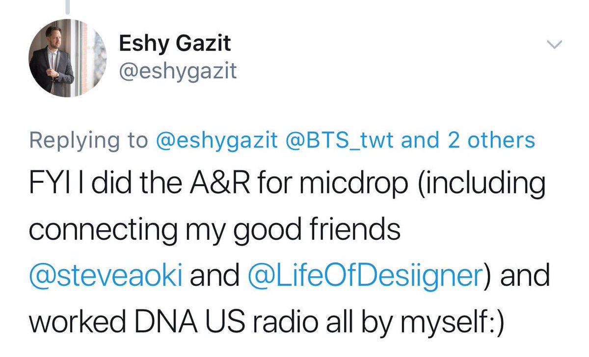 OH and also when he used to work with b*s and armys didn't knew any better and hyped him HE used this to claim their hard work as his. I dont know yall, but i dont want this to happen with mx. A big reason why you should not INTERACT with him