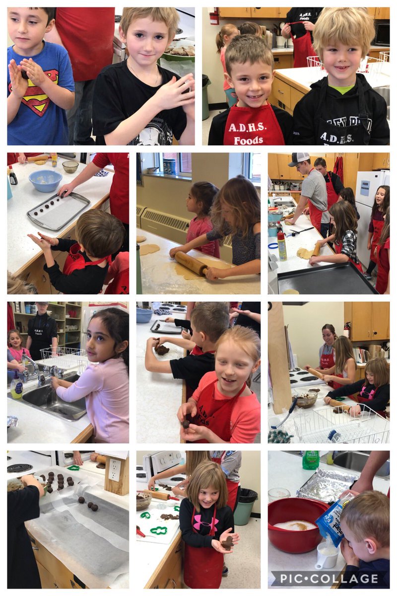 Baking cookies and squares for <a href="/TAPArnprior/">TAP</a> with <a href="/ArnpriorDHS/">Arnprior DHS</a> foods class for <a href="/TAPArnprior/">TAP</a> Christmas party tomorrow night! #smalltownbighearts #walterzadowlearning