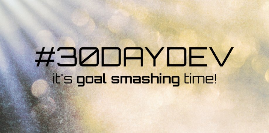 30daysofdev's tweet image. It's official. Our motivational hashtag #30daydev returns in 2019!!
Super-charge your motivation in #gamedev or #creative!

❝ Set. Share. Achieve. ❞

Join the official hangout at discord.gg/WAkxb3t