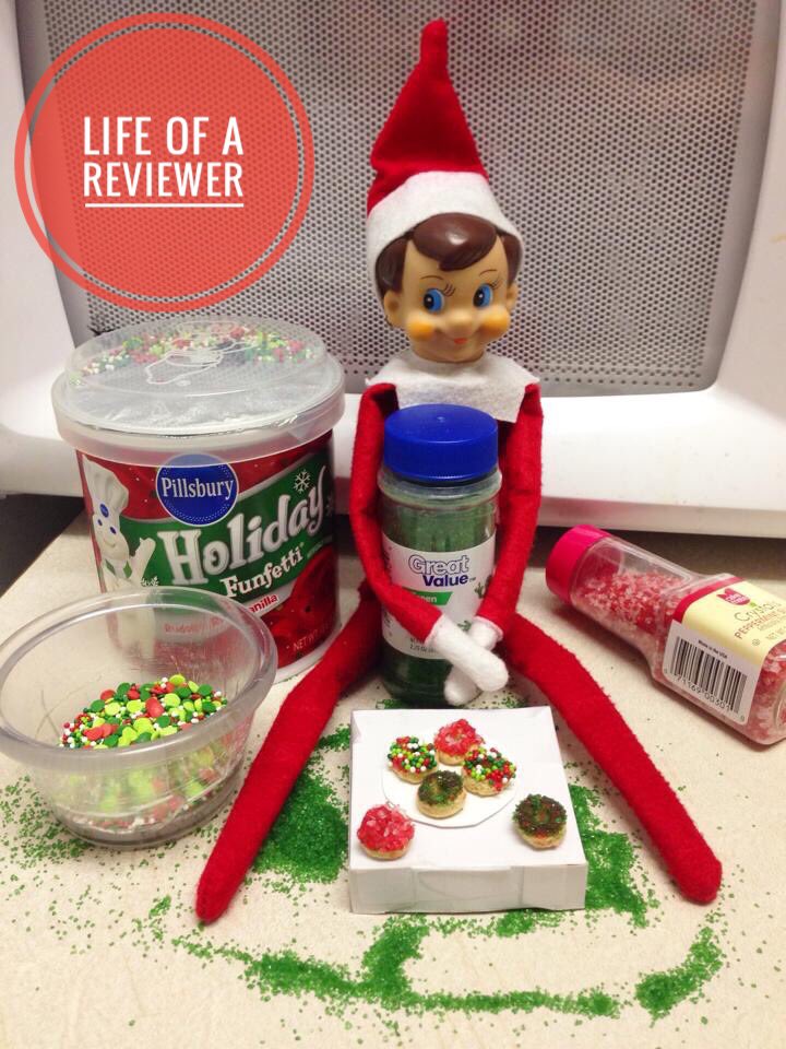 lifeofareviewer's tweet photo. Our Elf on the Shelf Chippy made donuts one year by dipping Cheerios in icing and then dipping that into sprinkles. They are adorable and actually taste great. https://t.co/63U8rxM90C
.
#elf #elfontheshelf #elfontheshelfideas #elffood #elfideas #elfdonuts #diy #diyelf #christmas https://t.co/kRWcxvC4cF