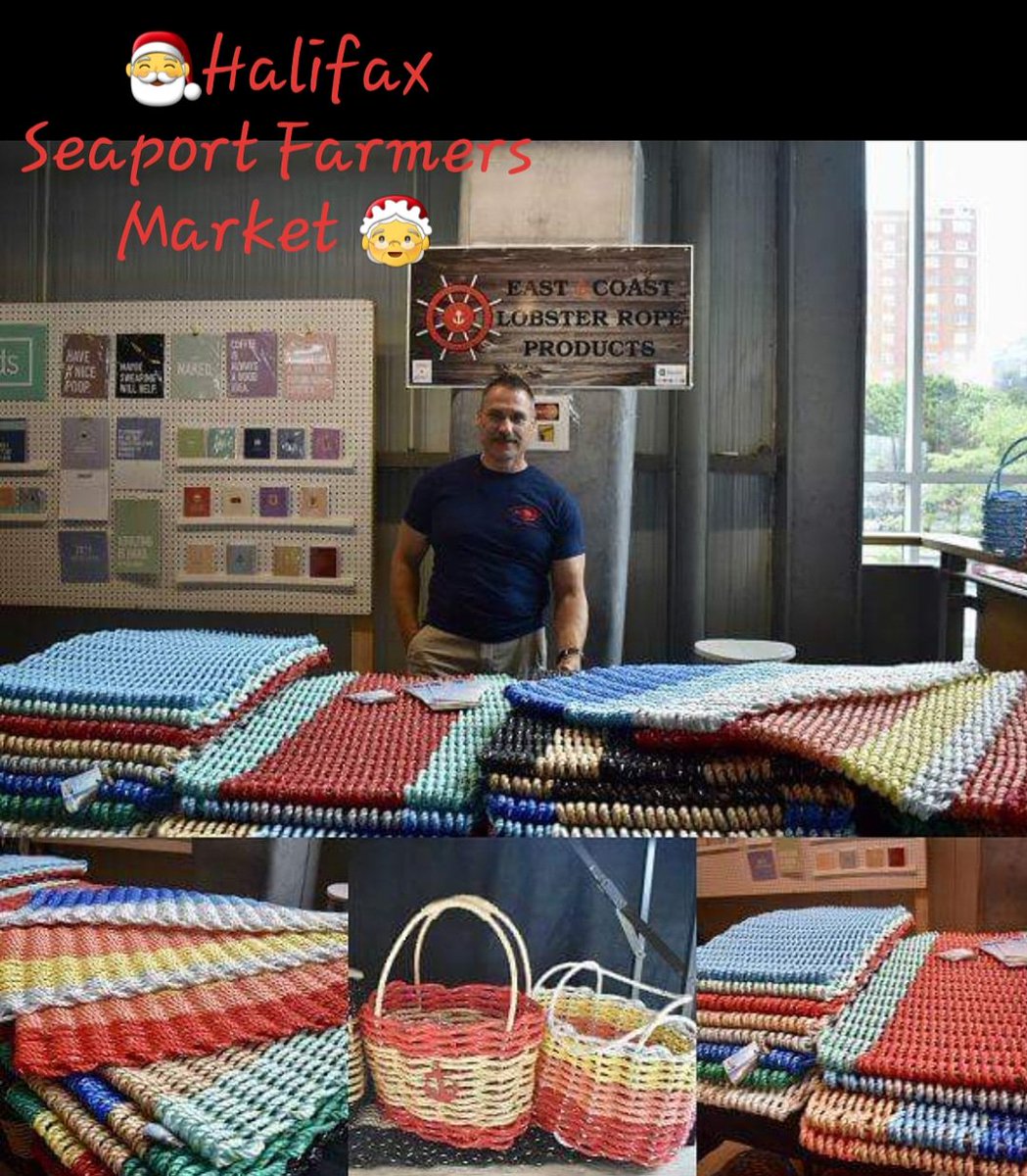eclrm's tweet image. EAST COAST LOBSTER ROPE PRODUCTS is at the #hfx Seaport #farmersmarket until 5 PM
#uniquegift #holiday #gift #ideas