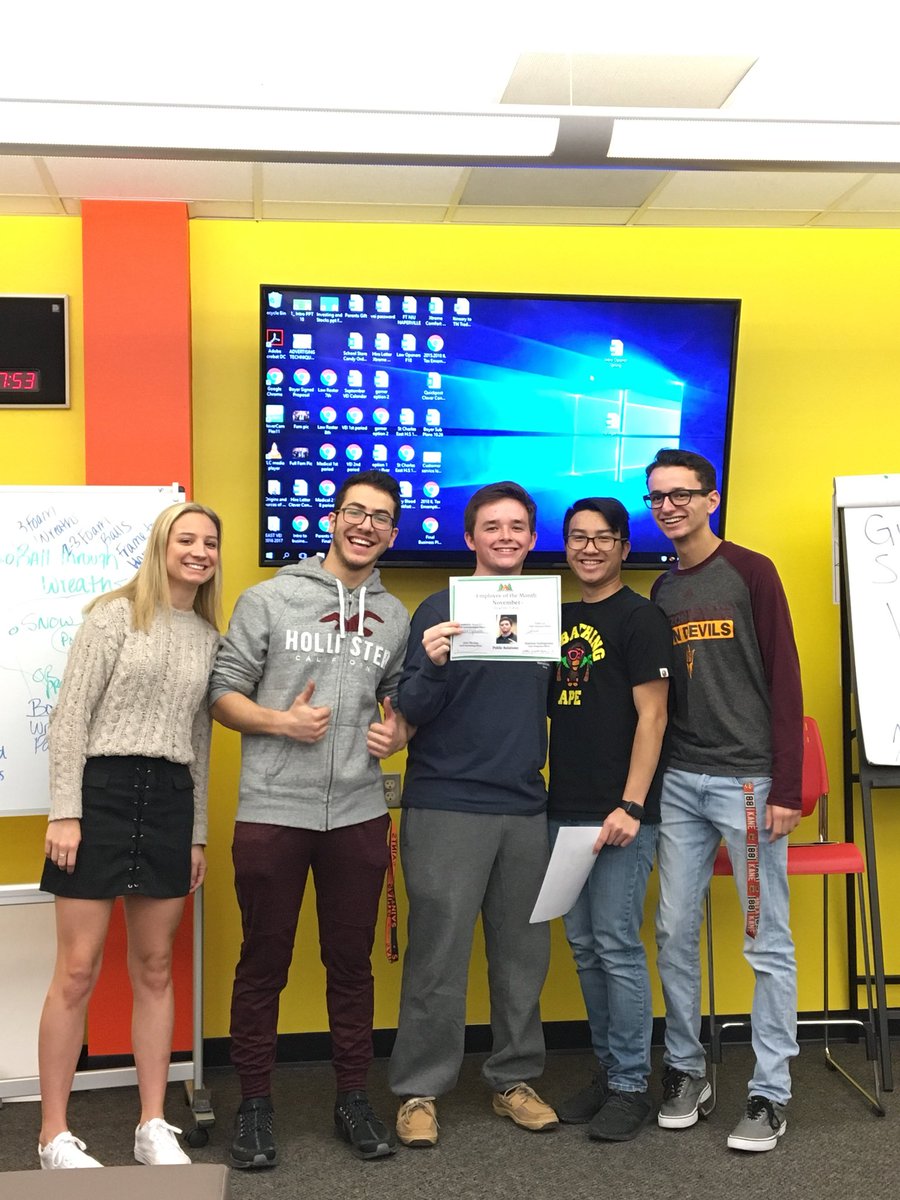 Congrats to our November employee of the Month <a href="/bradleytobin19/">Bradley Tobin</a> ! Great work in and out of the class room every day, and An excellent showing at the Tennessee trade show!