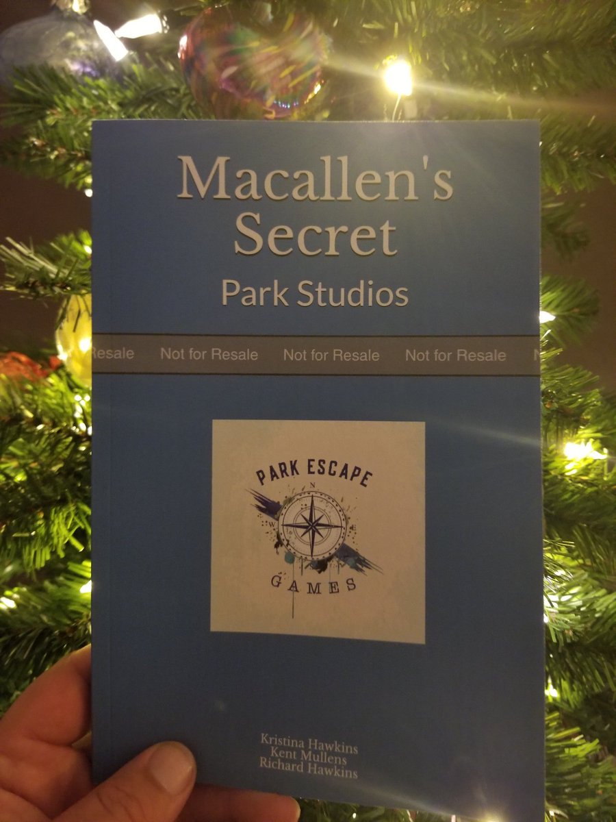 UCFKent's tweet photo. Looking for a Holiday Stocking gift for the Disney World fan in your life. "Macallen's Secret" is a story driven scavenger hunt / escape room style puzzle game based out of Hollywood Studios. See Disney like never before with this book.  Available Today on Amazon. https://t.co/Ctj2qXXUqK