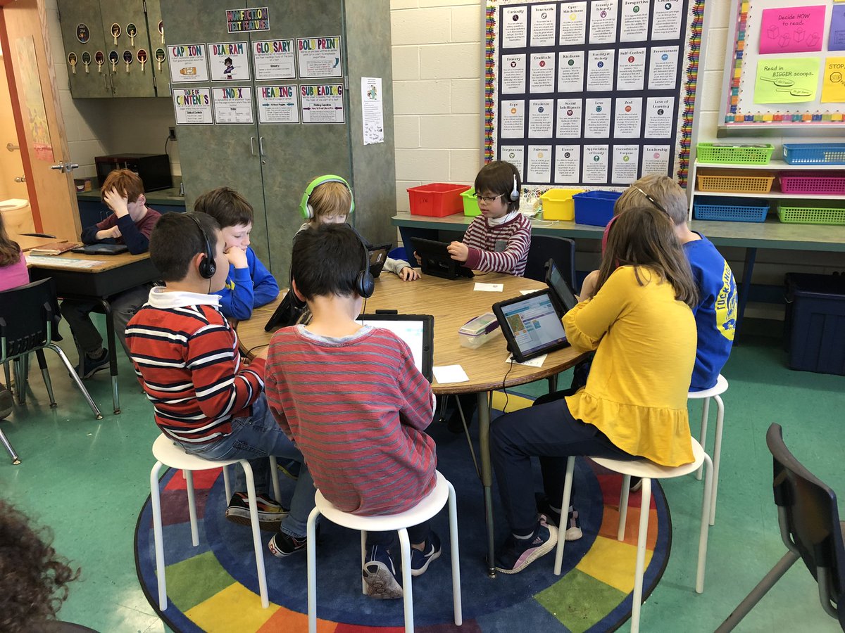 2nd Grade is coding today! We are learning how to code in order to get the Angry Bird to get the pigs. #TuckahoeRocks #APSCodes