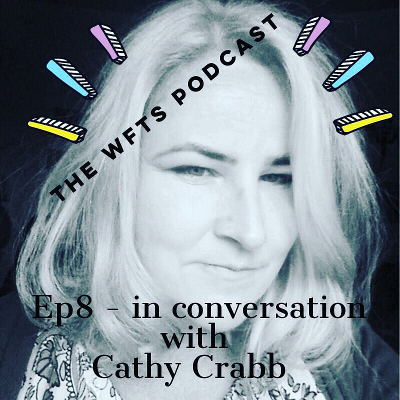 Write4TheStage's tweet photo. I interviewed prolific playwright @crabbcathy about her inspiration, her motivations, and swinging on chandeliers at The Palace while pregnant. 

Ep8 of The @Write4TheStage Podcast is out now. @bbcwritersroom 

Or at https://t.co/u1FVqXX5PR https://t.co/A3Ku68vUUC
