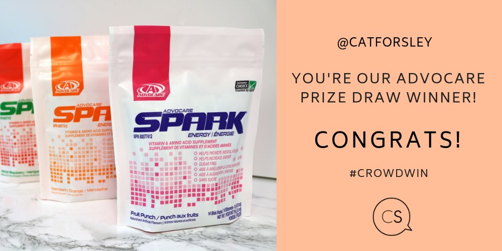 CrowdSocialCA's tweet photo. Congratulations to our @advocare Crowdsocial Prize Draw Winner @catforsley! We hope you enjoy your $150 Visa Card this holiday season :) #CrowdPerks #CrowdWin https://t.co/feQOOvNZgi