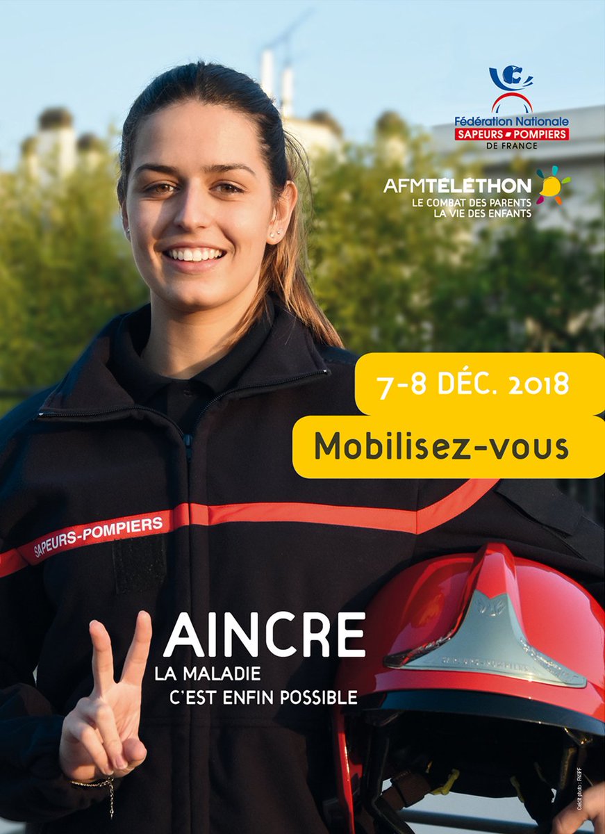 PompiersFR's tweet photo. Le #Téléthon2018 vient de débuter ! 30h d'émissions en direct auxquelles participeront également les @PompiersFR, sur le  plateau national comme dans les territoires.
Rejoignez-nous et mobilisez-vous pour le @Telethon_France au 📞3⃣6⃣3⃣7⃣ et sur 💻https://t.co/a38Ws0jSf6 https://t.co/o6SOewju9F