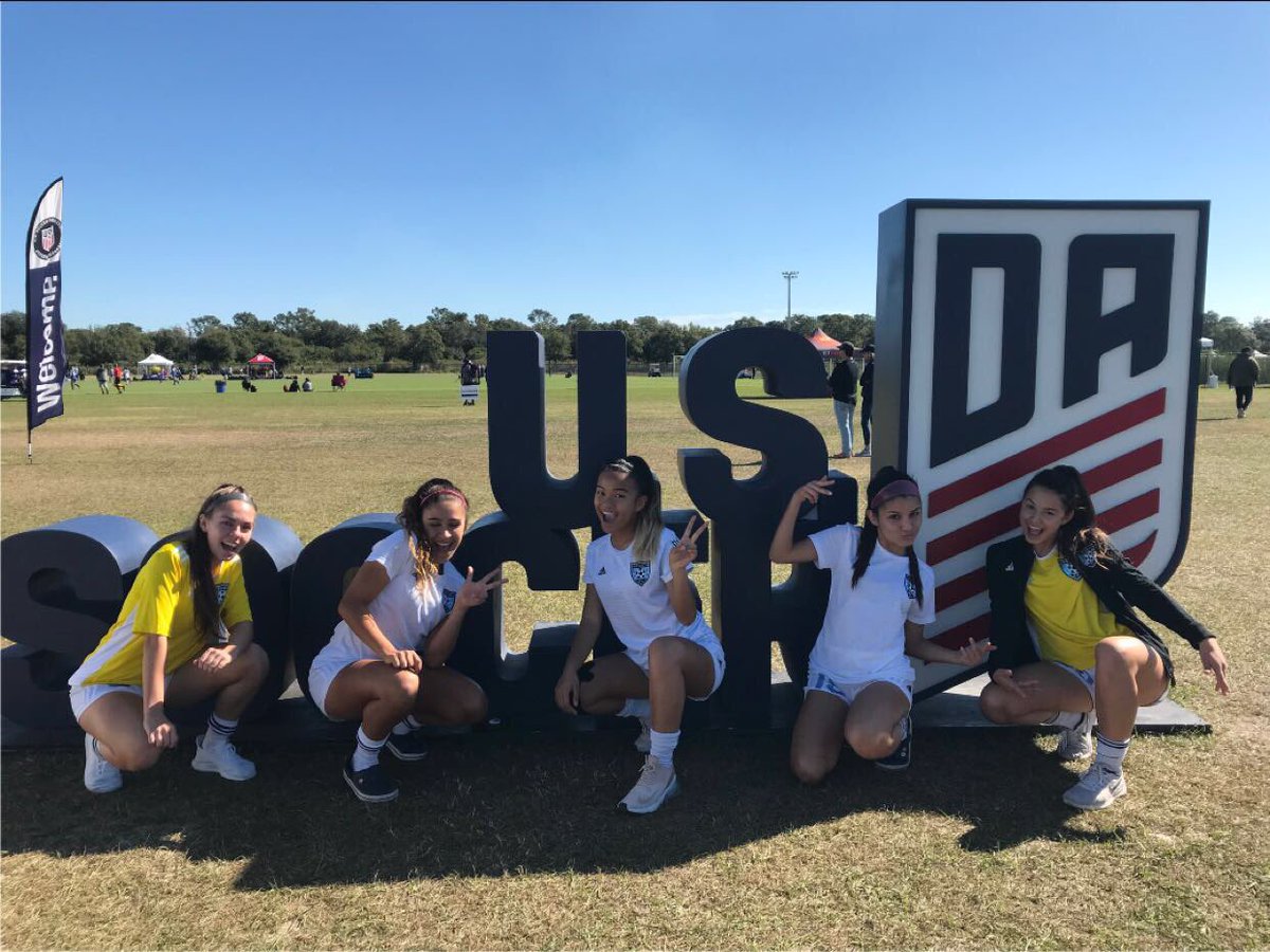 Enjoying ourselves at the @ussoccer_acad #GirlsDA #WinterShowcase #westonfc #worldclassda