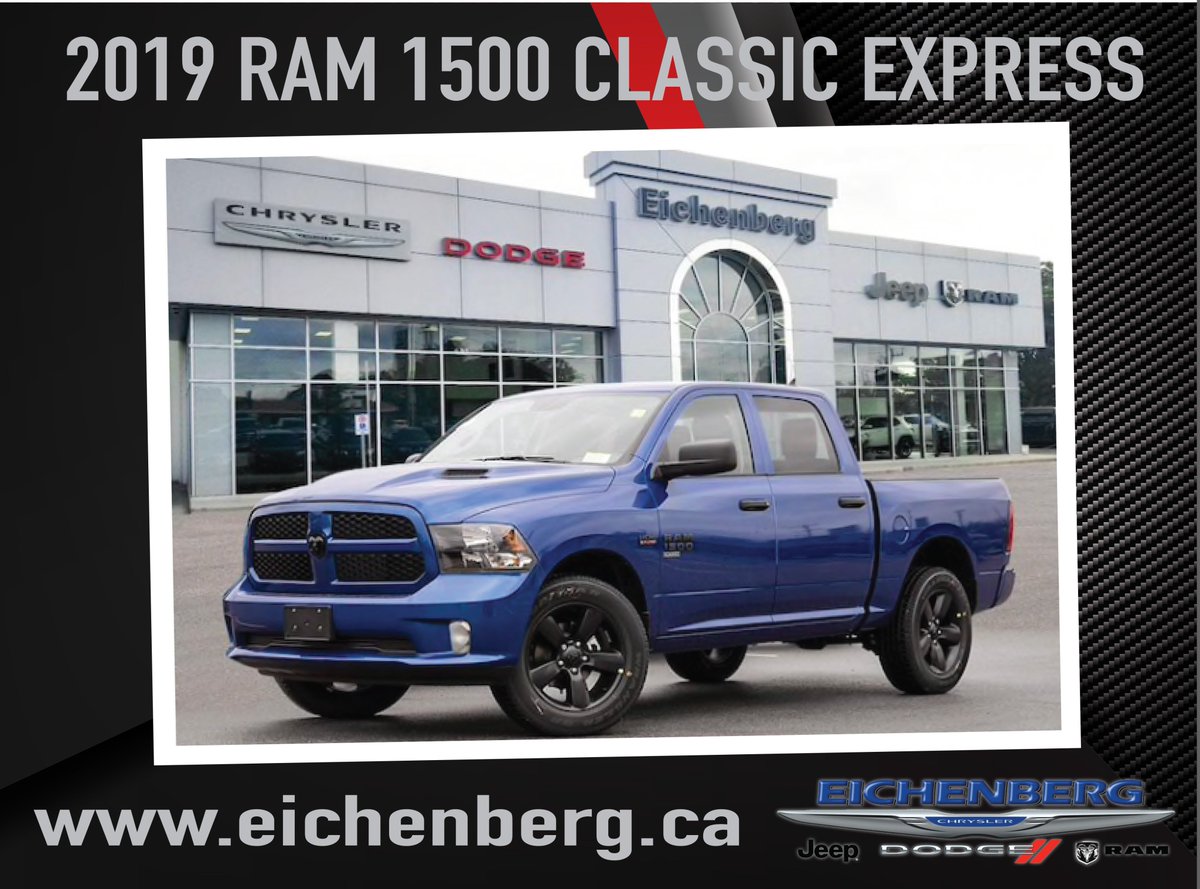 Eichenberg Chrysler On Twitter 2019 Ram 1500 Classic Express Crew Cab 5 7l Hemi V8 The Best Holiday Ever Sales Event Special Includes Mopar Tonneau Cover Step Boards All Weather Slush Mats Bug