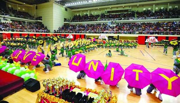 GulfTimes_QATAR's tweet photo. #PSD annual ‘#FieldDemonstration’ celebrates cultural diversity
#Qatar #Doha https://t.co/jaKQ3O4bQV https://t.co/j7bH7DjllC