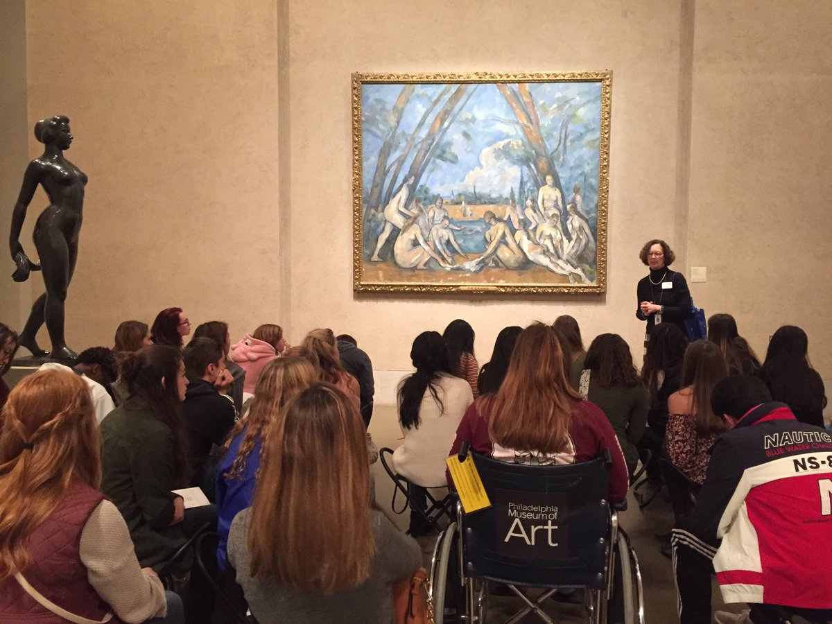 NBCceramics's tweet photo. NAHS Students at the Philadelphia Museum of Art. @NBCArt https://t.co/XNvHpOh1ya