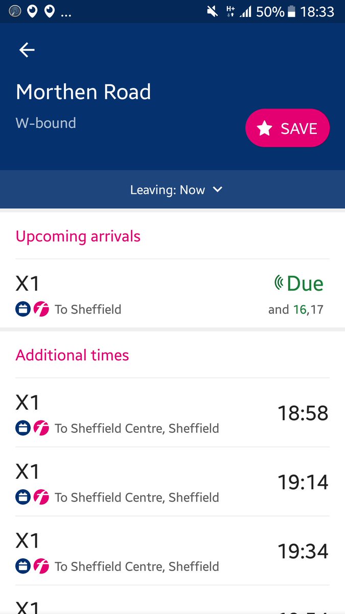 natedotnet1's tweet photo. @FirstSouthYorks Arrived at Bawtry Road for X1 service around 18:00 - 4 buses came past not in service. Finally caught one at 19:07 over 1 hour later... how is this acceptable especially when each bus showed as tracking? Every time it got to due, one came past not in service https://t.co/u8xLcXyj6P
