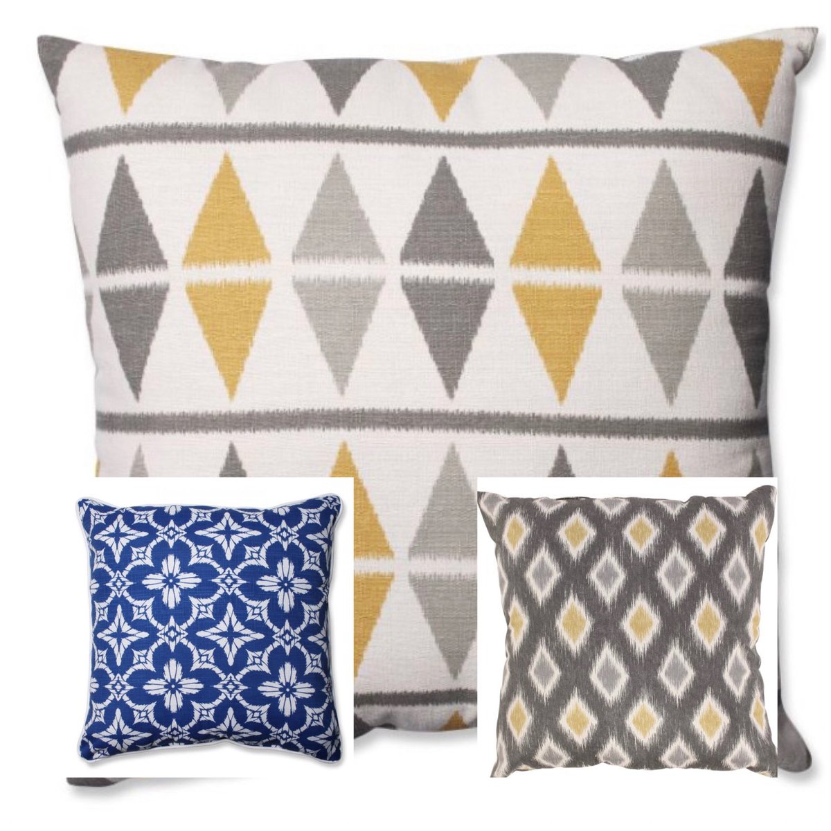 pillowperfect's tweet photo. One of the most popular current trends in #design ranging from interiors to fashion is #Ikat print. How can you use this beautiful and unique #pattern in your home? Click here to find out: https://t.co/jPGXboNkZ6 https://t.co/bT937oBh2X