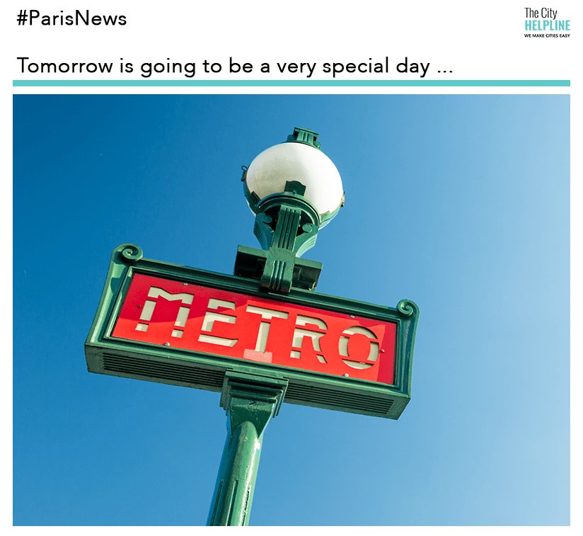 ℹ️ #ParisNews
Please check on our insta @pariscityhelpline: the list of  #Paris #Subway #stations that will be closed tomorrow. We don’t want you to find a closed door !!🤘🏻👀 <a href="/RATPgroup/">RATP Group</a>
Ⓜ️ 🚇 At least 22 metros or RER stations will be closed to traffic (and therefore connections)