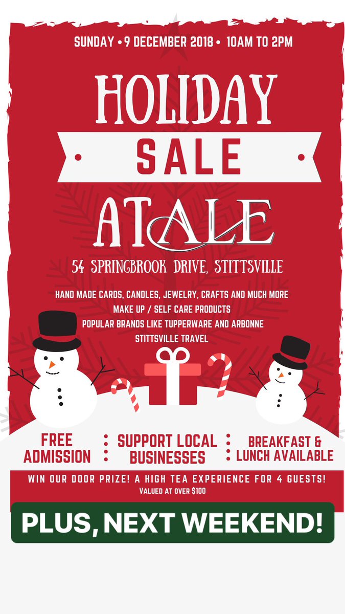 Our Holiday Sale at ALE is just days away!  From 10-2PM on Sunday, shop for all of the best stocking stuffers from the best local &amp; craft businesses!  #Ottawa #craftshow #holidaycrafts #stockingstuffers