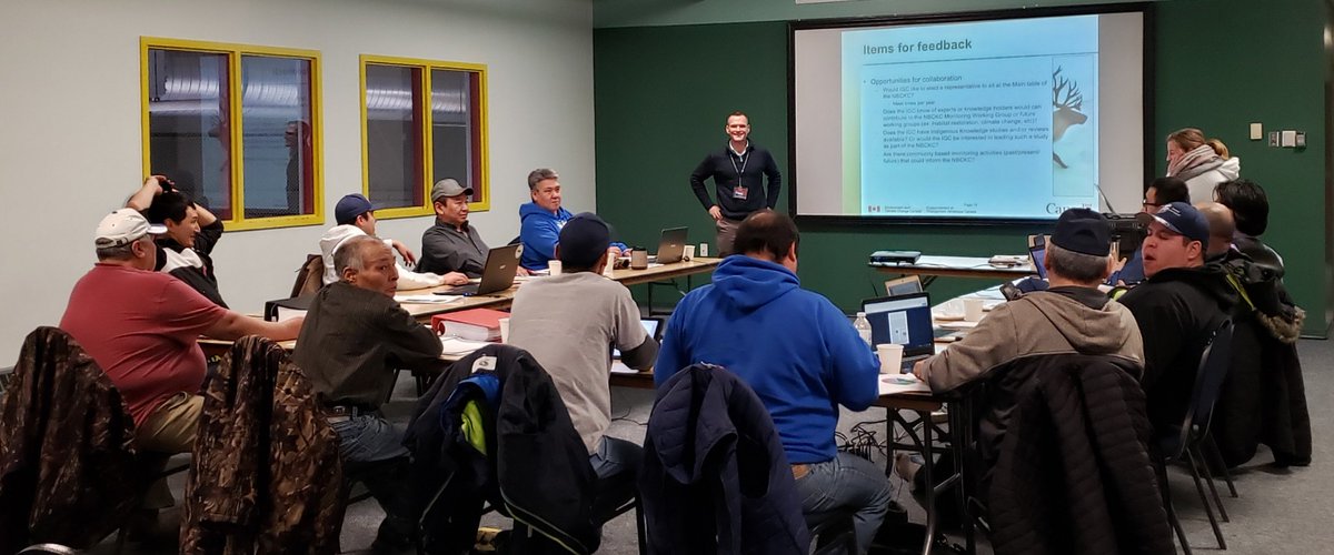 Landscape Science & Technology Division (@landscitech) on Twitter photo Yesterday, Matthew Boeckner of <a href="/LandSciTech/">Landscape Science & Technology Division</a> gave a presentation about the National Boreal Caribou Knowledge Consortium at the Inuvialuit Game Council Meeting in Inuvik. We hope to learn from their knowledge and experience managing boreal and other caribou moving forward. #NBCKC Yesterday, Matthew Boeckner of <a href="/LandSciTech/">Landscape Science & Technology Division</a> gave a presentation about the National Boreal Caribou Knowledge Consortium at the Inuvialuit Game Council Meeting in Inuvik. We hope to learn from their knowledge and experience managing boreal and other caribou moving forward. #NBCKC
