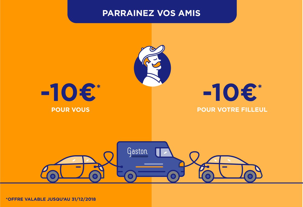 🎅🎁 C'est #Noël avant l'heure, Ce n'est plus 5€ mais 10€ que #Gaston vous offre sur votre plein de #carburant, en parrainant un(e) ami(e) 🚗💡bit.ly/GParrainage
#parrainage #bonsplans #promo #auto pic.x.com/kKakm1BbvK