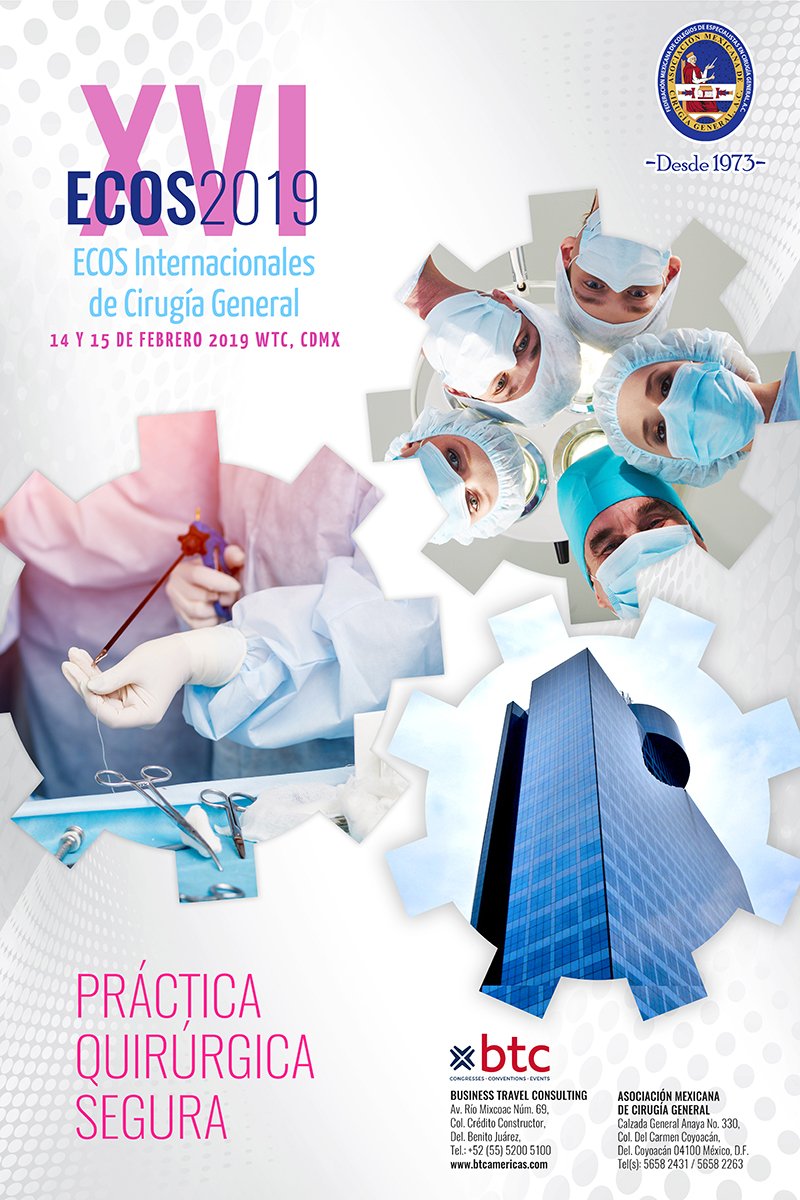 sinhuella's tweet image. XVI ECOS Internacionales de Cirugía General #México #CDMX 
14 y 15 de febrero 2019
#ECOS2019 @amcgmx amcg.org.mx 
@DrSergioArroyo @VicenteLozadaB @drtorresprado