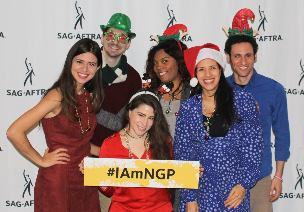 It was so fun to see my friends at the annual @sagaftra Christmas party this week. Grateful to say #IAmNGP. #actorslife