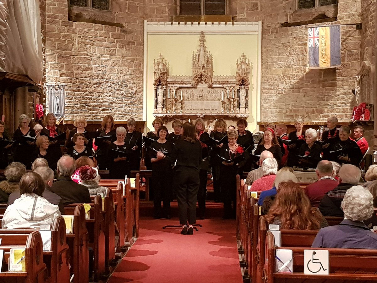 StPeterDarwen's tweet photo. Darwen Ladies Choir and Blackpool brass band concert @StPeterDarwen with a full church to listen to the varied programme of music https://t.co/NRCYAcXNeK