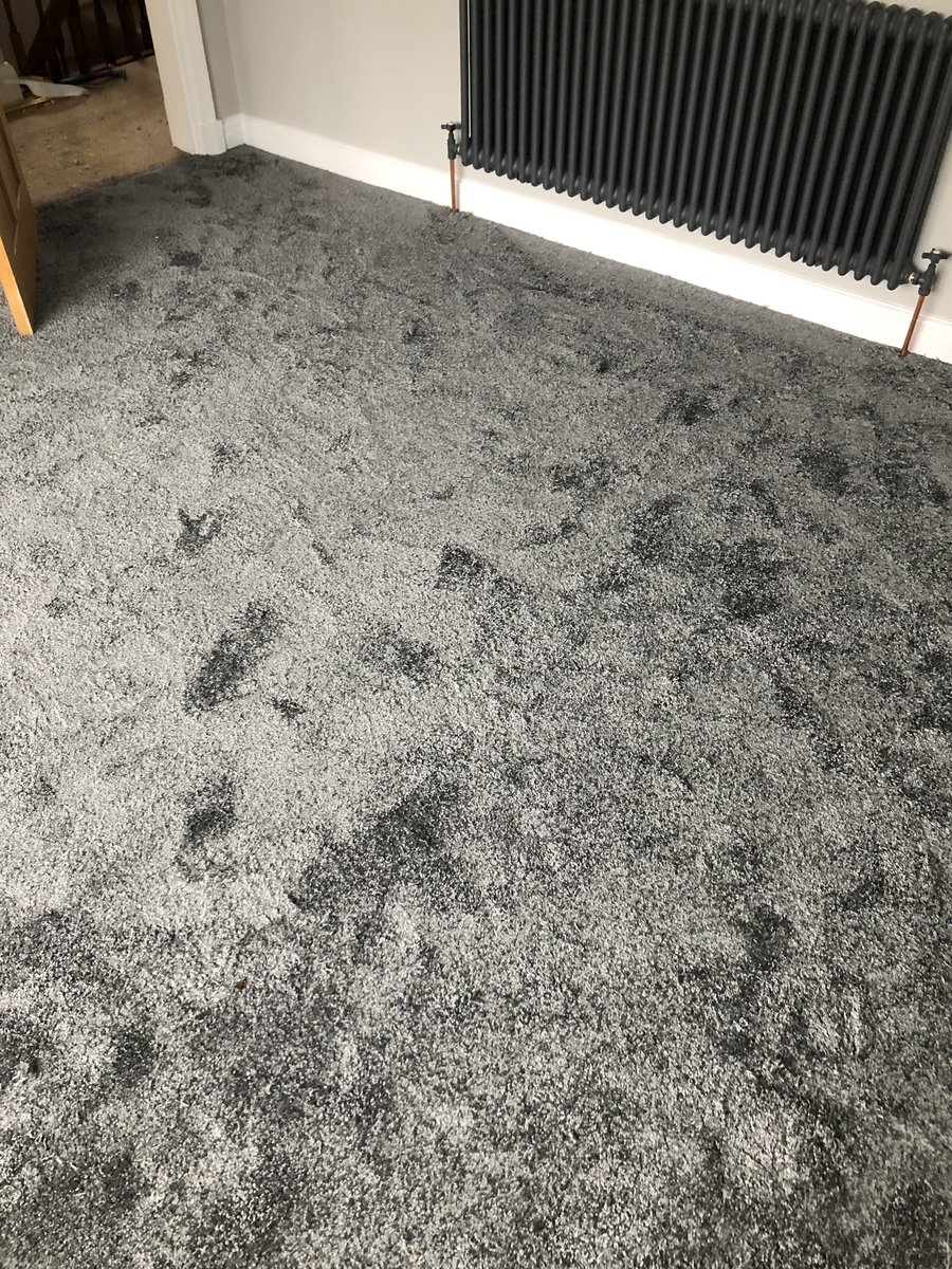 Super soft and luxurious Invictus dorado Baltic Sea fitted to bedroom on top of cloud 9 underlay. #carpet #flooring #supersoft #luxury #manchester