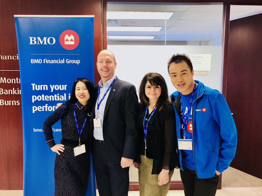 thehangzhou's tweet photo. @BMO we work for a purpose, we’re hiring with a purpose too! Proud to represent #TorontoCentralMarket today at Seneca Speed Mentoring Event. Come to work with us, you’ll have your dreams fulfilled! #ProudToWorkAtBMO #GTDrocks #TCRocks @SenecaCollege https://t.co/s2WvJpVegu