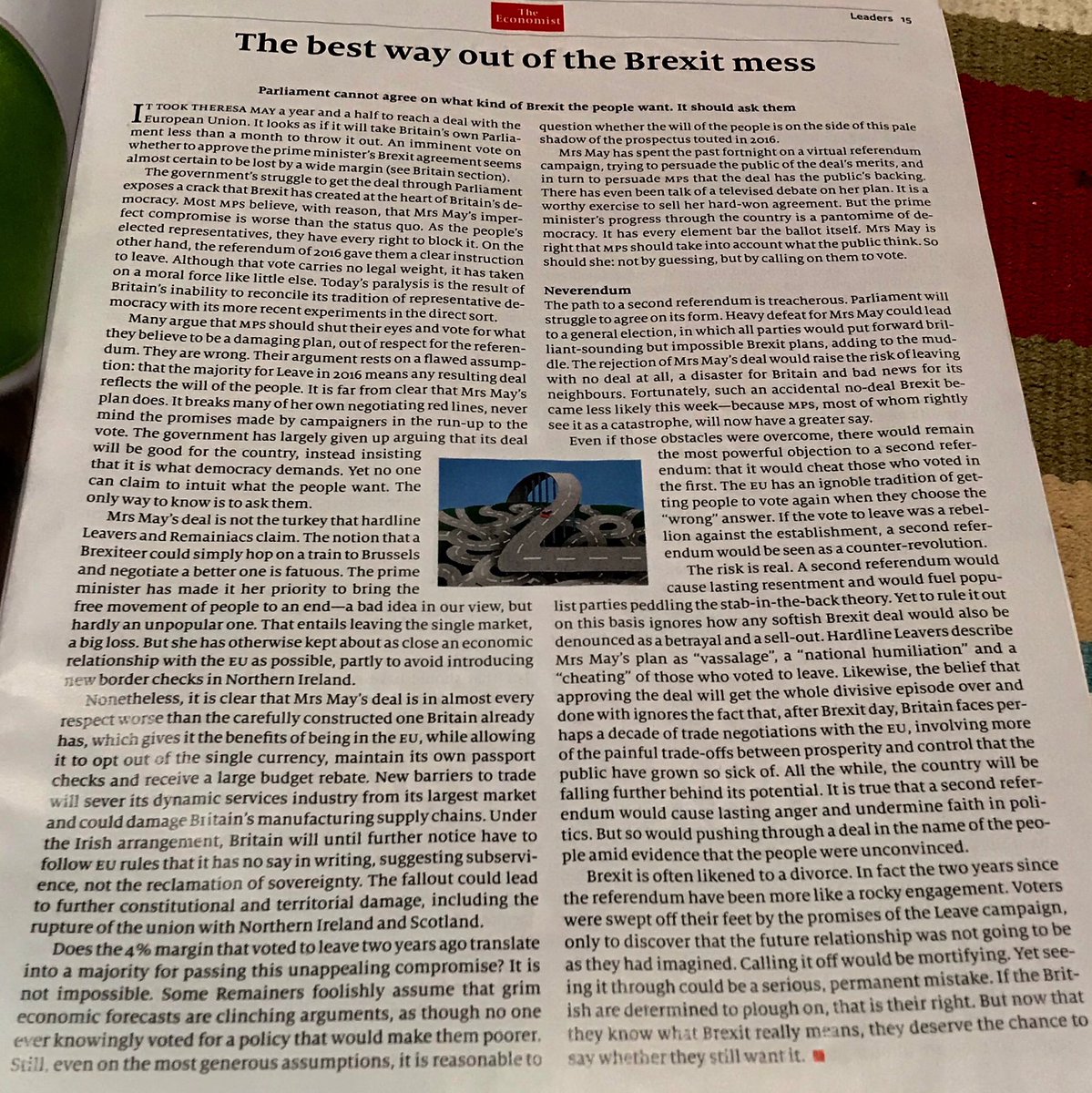 Andrew_Adonis's tweet image. The Economist on why there should now be a people’s vote