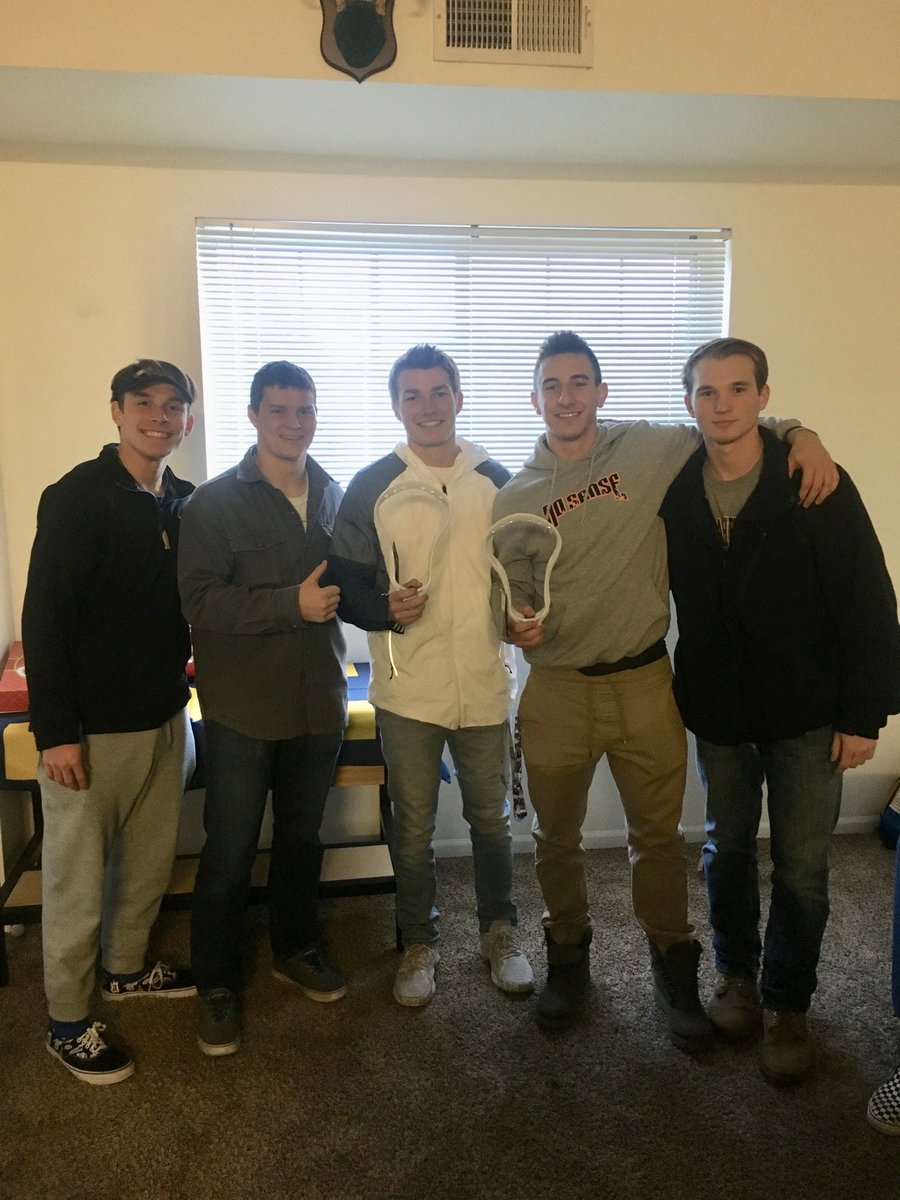 SienaHeightsLax's tweet photo. Here’s our 5 winners for our end of the fall @MaverikLacrosse head raffle. Closed the fall semester with a meeting, and we’ll see you in January ❄️🥍 #freestuffiscoolstuff #shulax https://t.co/uRs685Wwfp