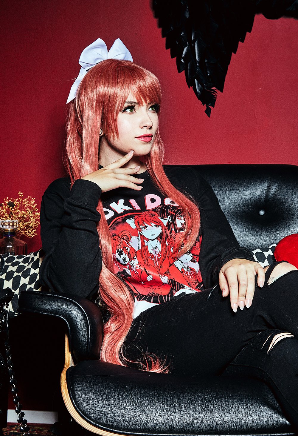 OMOCAT DOKI DOKI FUDANSHI スウェット トレーナー m24216221169_1.jpg?1745320471