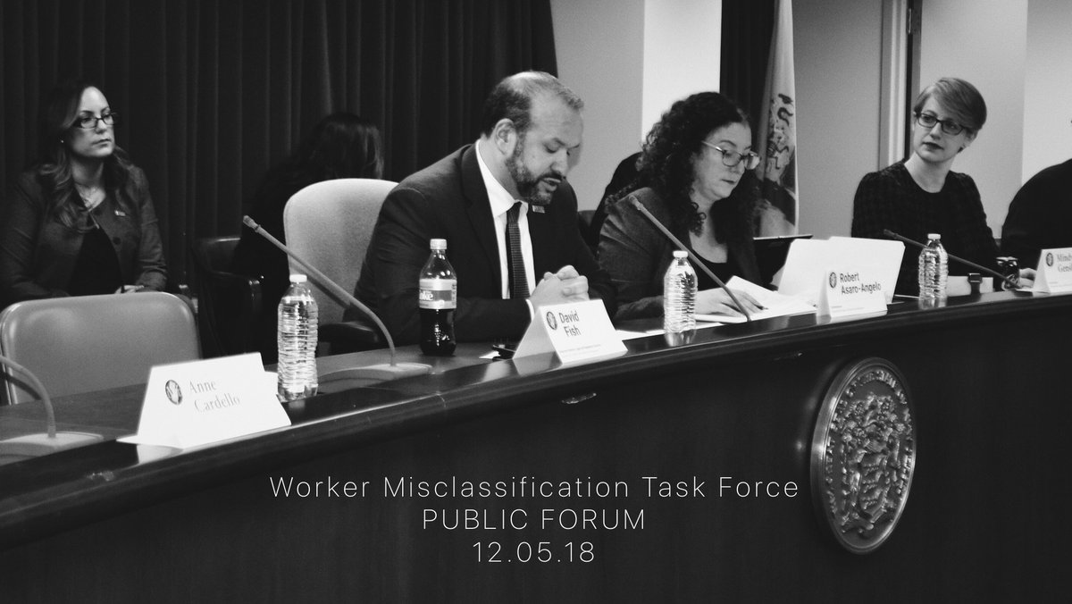 NJLaborDept's tweet photo. As @GovMurphy has said many times, we promote fairness in NJ. We want to protect our workers by putting an end to unfair labor practices. We're proud to usher in a new era of fighting for workers and responsible employers. Thank you all for joining us to #EndMisclassification. https://t.co/b2Wut5RIqb