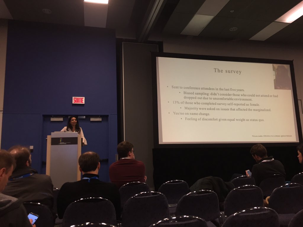 robert__fratila's tweet image. Awesome talk and reflection by @AnimaAnandkumar on the #NeurIPS2018 name change and how flawed the execution was through all stages of the process.