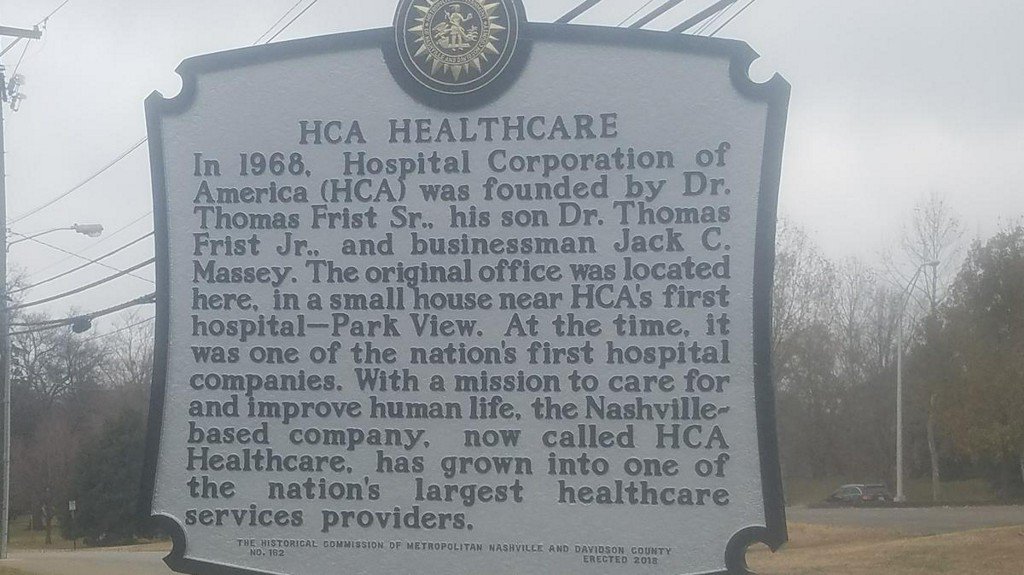 nashvillebiz's tweet photo. Nashville marks the spot where HCA was born https://t.co/FqoyaPNbAQ https://t.co/PnMVmWGGax