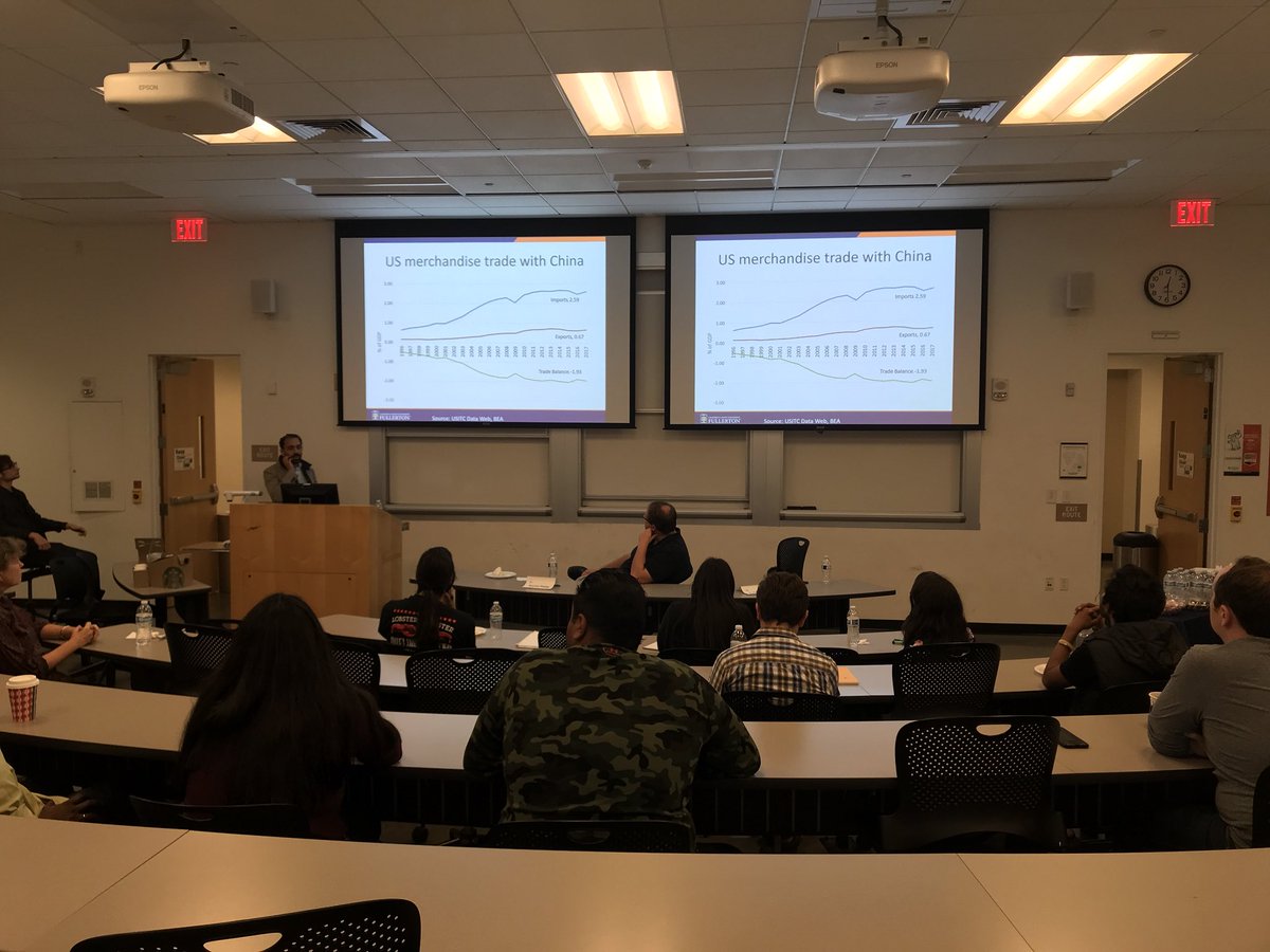 This time last week we were having our Trade War Panel with professor Amaral and professor Popp from Econ Department. Thank you to our great speakers, to all the clubs from CSUF as well as nearby schools for joining with us, you guys made the best discussion ever!!