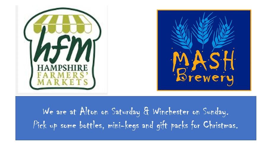 It's #Alton & #Winchester @HantsFarmersMkt this weekend. Come & visit us for some #beer. Loads of other great local producers as well.