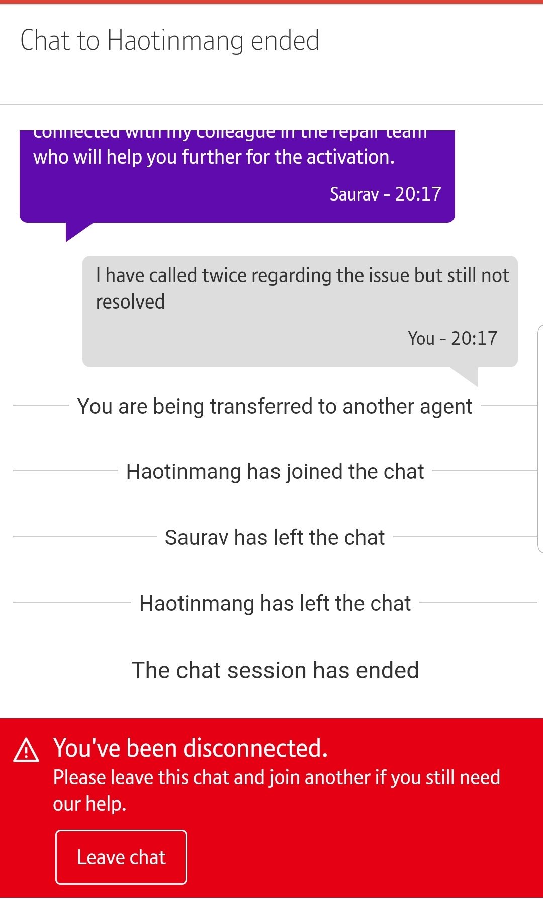 Chat live to bt
