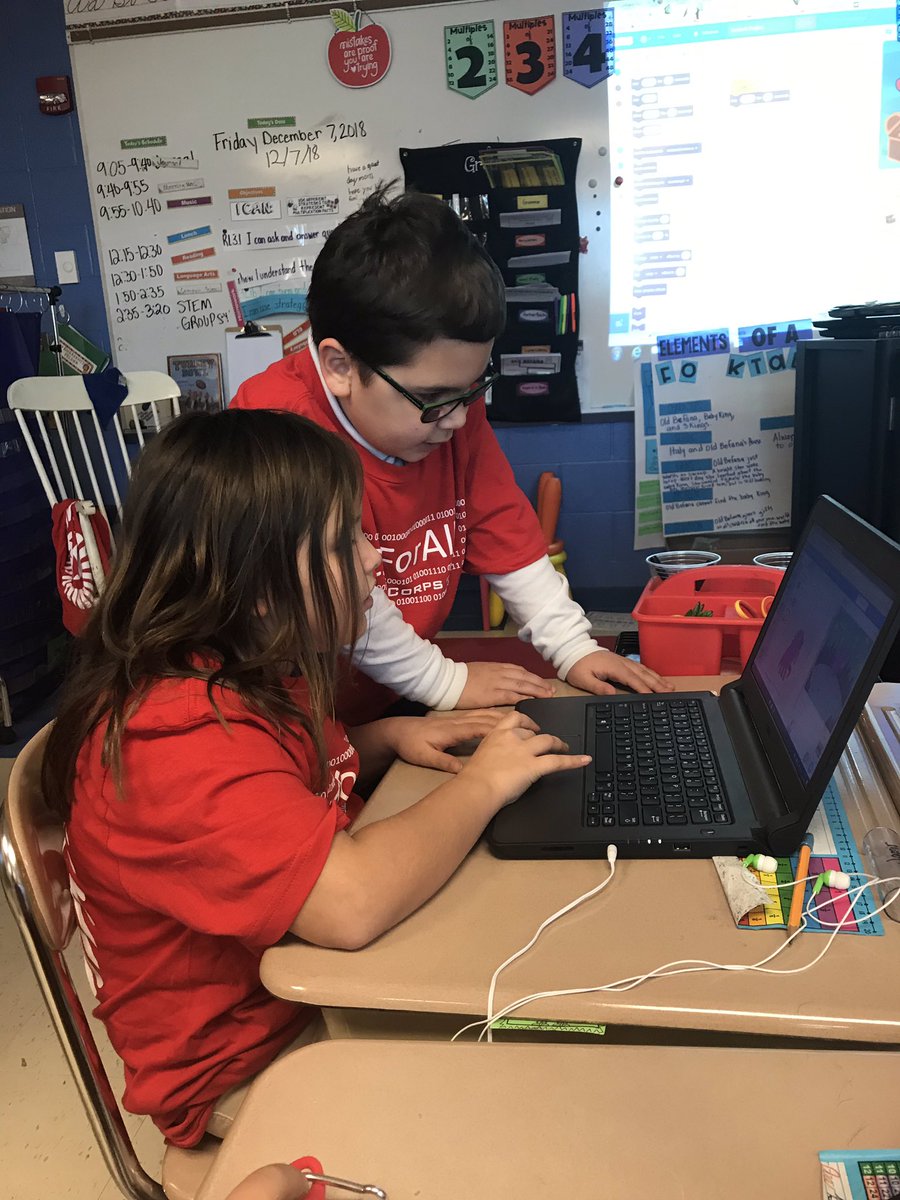 desvolney's tweet image. 3rd Graders at Almira Prek-8 Academy having a blast @google #CSFirst #CSEdWeek #E4Tech #CSforCle @CLEMetroSchools @E4Tech_Teacher