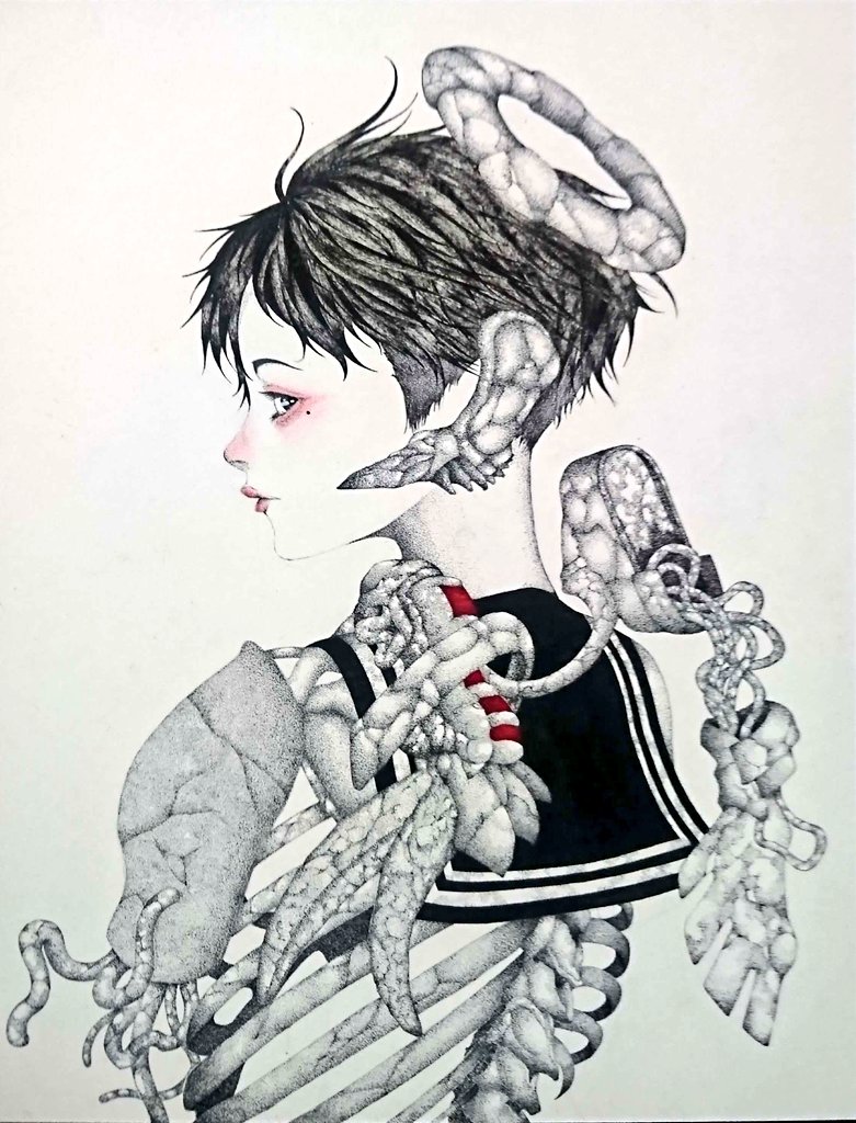 Gr_pepper_hed's tweet photo. 絵柄の変化が面白いと思った4枚です。#私を布教してください https://t.co/qatIP0xlk6