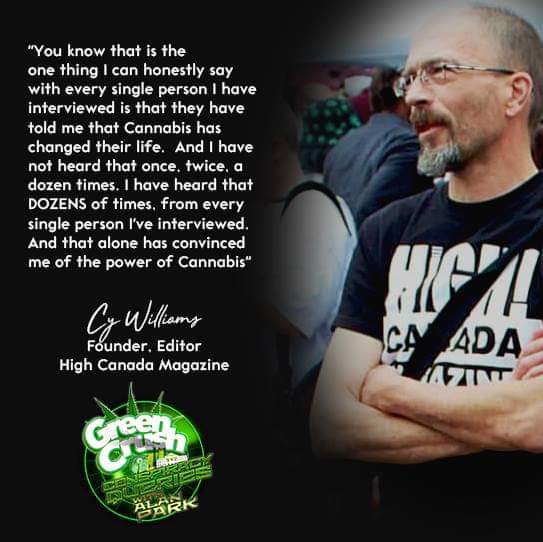 Retweet if #Cannabis has changed YOUR life

A profound statement from @HighCanadaRocks Magazine Founder / Editor <a href="/cyriljwilliams/">Cy Williams</a>

Full interview:
facebook.com/greencrushpod/…

Youtube:
youtube.com/watch?v=OQNCml…

Download HIGH! Canada Magazine highcanada.net/singles-issue-…

#cannabiscanada
