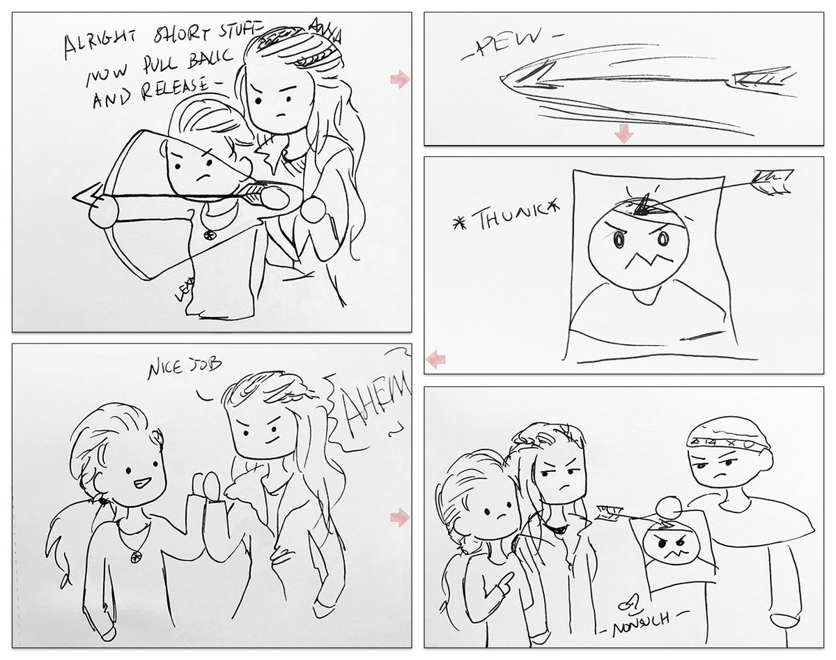 lexaspinoff's tweet image. Continuing with the throwback theme, this gem from @AG_Nonsuch has been sitting in our archives for way too long. #Anya and #Lexa are onto something here, don't you think? 🎯 #TheGrounders #LexaSpinoff