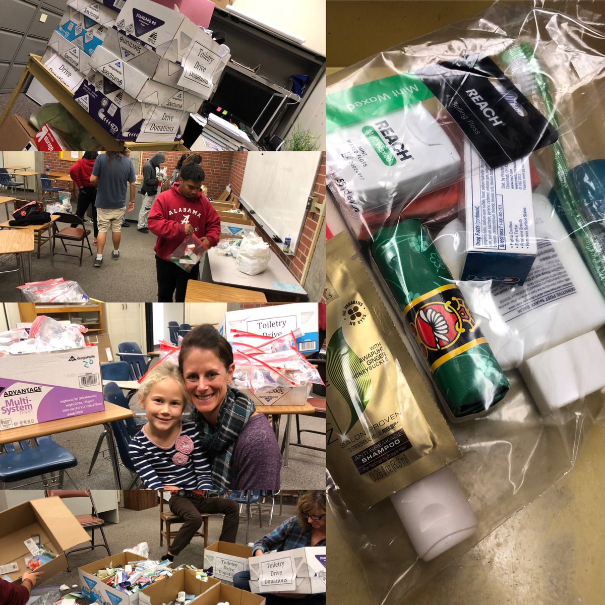 oldlrcft2279's tweet photo. We made over 150 complete toiletry kits for our @LosRiosColleges students. We also have a lot of other donations that will be handed out at the RISE SCC food distribution next Wedn. Thank you for all the donations.! #UnionStrong #lrcft @BryanHa1 @CFTunion https://t.co/4Zo4KQsFX4