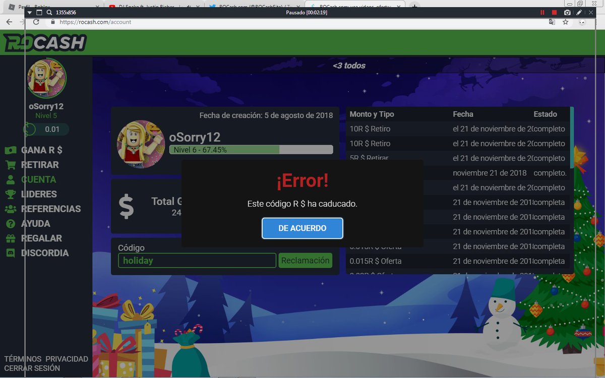 Rocashcom On Twitter Code Drop Use Code Holiday - 