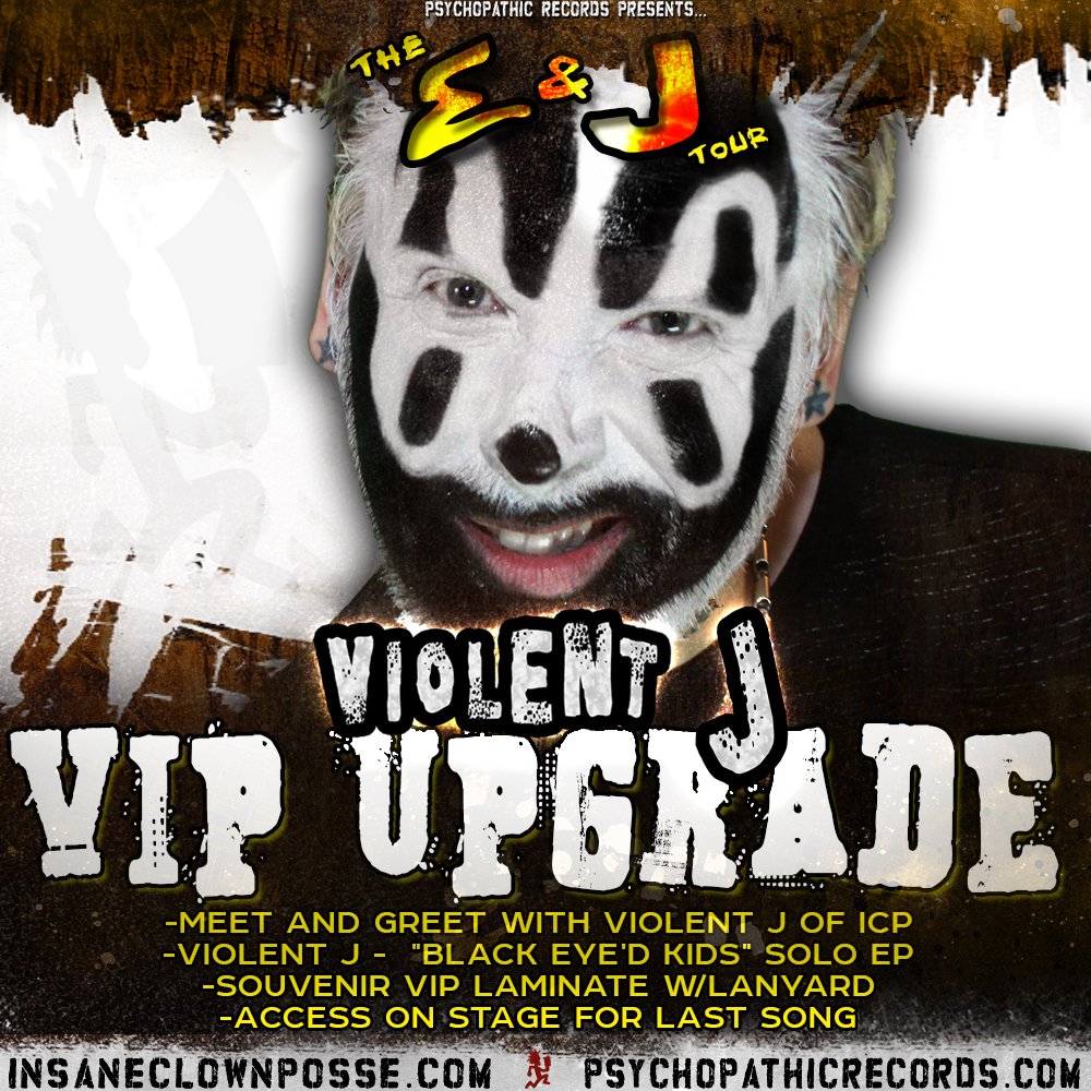 Insane Clown Posse On Twitter Vip Packages Are Now Available For Both Wig Splitting Solo Tours Each Will Include A Meet And Greet Exclusive Laminate With Lanyard Tour Exclusive Ep And Access - insane clown posse songs roblox id